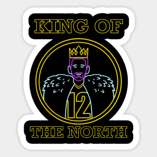 Aaron Rodgers King of The North Sticker